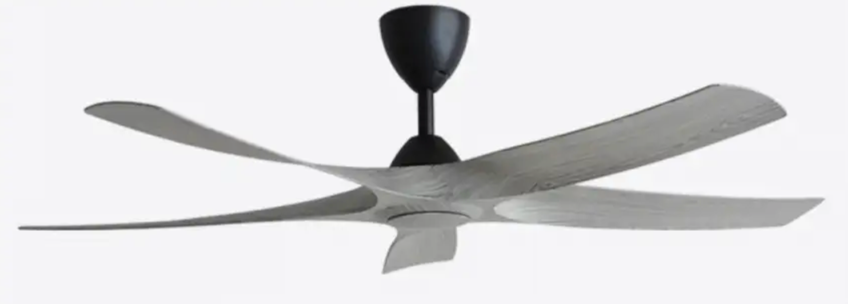 Alpha Ultra DC Motor Ceiling Fan - (56 ") 5 ABS Blade 8+8 Speed with Remote Control - Grey Wood