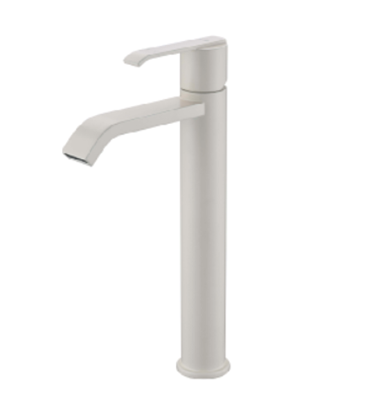 Above Counter Basin Mixer - Matte White