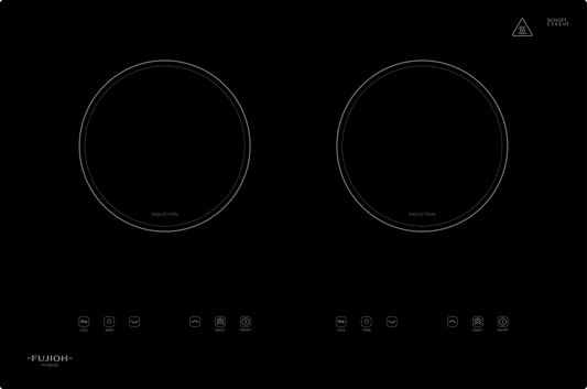 Fujioh Induction Hob (2 Zone) - Ceramic Glass