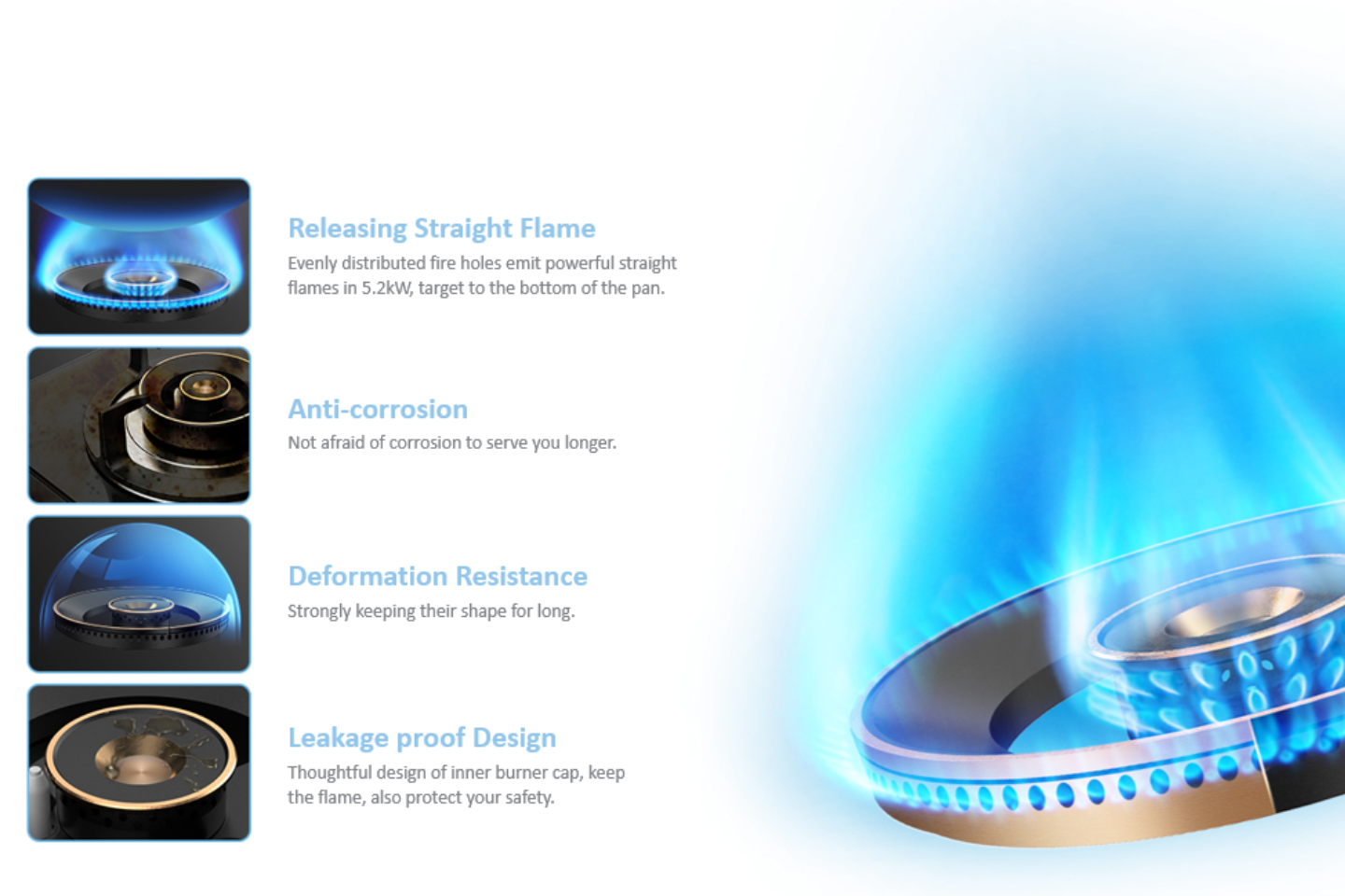 PREMIUM BRASS BURNER IGNITE YOUR COOKING PASSION FOR LONG