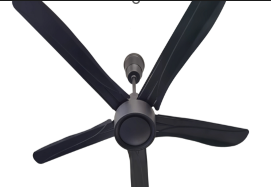 Rezo DC Motor Ceiling Fan- (56") 5 Metal Fan Blade with 9+9 Speed Remote control - Matte Black
