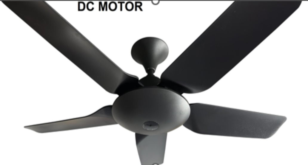 Rezo DC Motor Ceiling Fan- (40")  5 ABS Blade with 9+9 Speed Remote control - Matte Black
