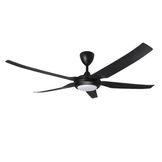 Alpha DC Motor LED Ceiling Fan- (56 ") 5 ABS Blade 8+8 Speed  with Remote control