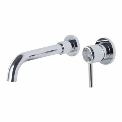 Wall Mixer with Spout - Satin