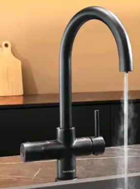 Intrix One Water Filter Hot & Cold System with Tap Series 5-in-1 (Matte Black)