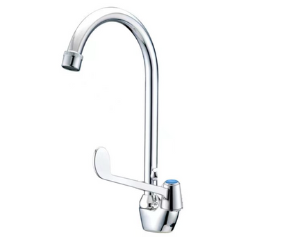 Commercial: Pillar Clinical Tap c/w Elbow Line Handle - Chrome