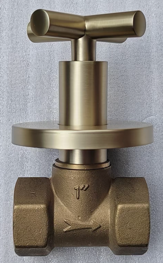 25mm Stopcock (1”) (Full Turn) - Matt Gold