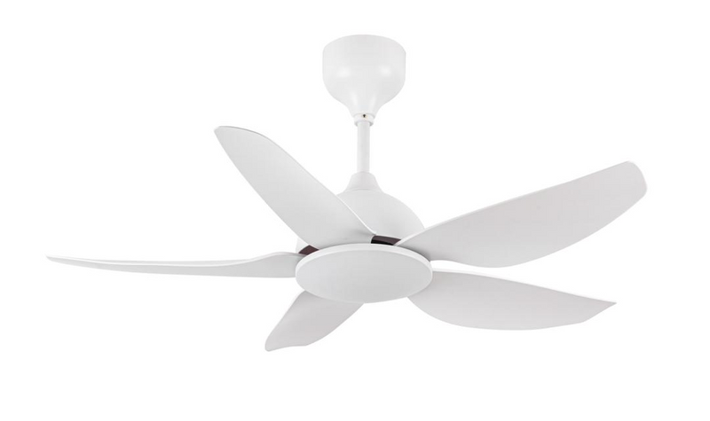 Rezo DC Motor Ceiling Fan (42") - 5 ABS Blade with 22 Speed Remote Control - Matte White