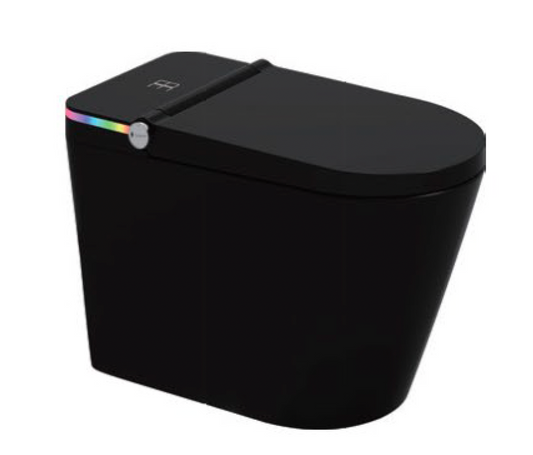 Smart Toilet Complete Set (S-300mm) c/w Tank (High Version) - Matt Black
