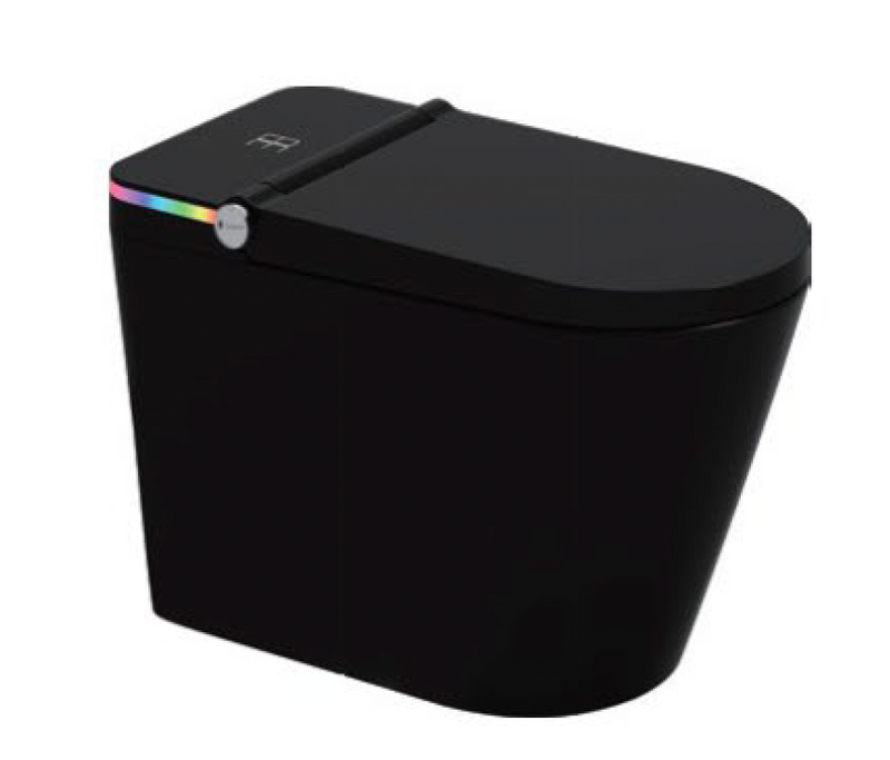 Smart Toilet Complete Set (S-300mm) c/w Tank (High Version) - Matt Black