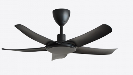 Alpha DC Motor Ceiling Fan- (56") 5 ABS Blade 12speed with Remote control - Matte Black