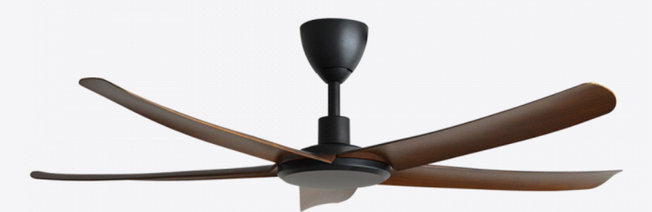 Alpha DC Motor Ceiling Fan- (56") 5 ABS Blade 12 + 12 speed with Remote control - Walnut/MB
