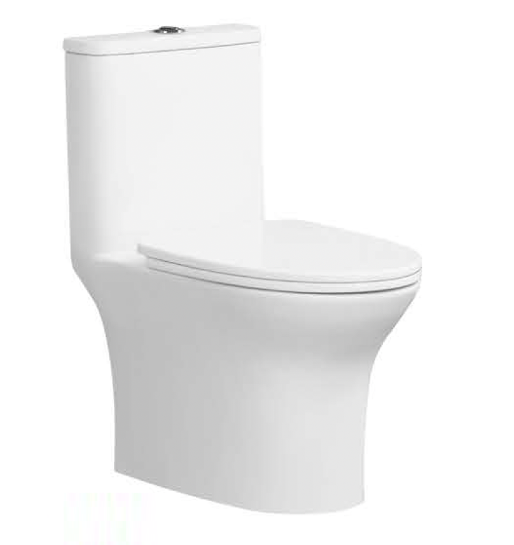 AERO Washdown Rimless WC Complete Set (S-250mm) - White