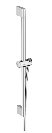 Hansgrohe Unica Shower bar Pulsify S 65 cm with push slider and Isiflex shower hose 160 cm