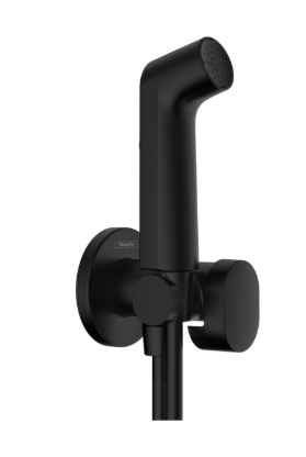 Hansgrohe Bidet 1jet S EcoSmart for cold water with shower hose 125 cm and valve