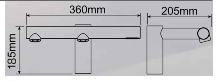 SUS304 Automatic Sensor Tap 3 In 1 - Soap, Water and Dryer (AC) - Satin