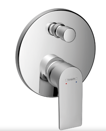 Hansgrohe Rebris E Single lever bath mixer for concealed installation for iBox universal - Chrome