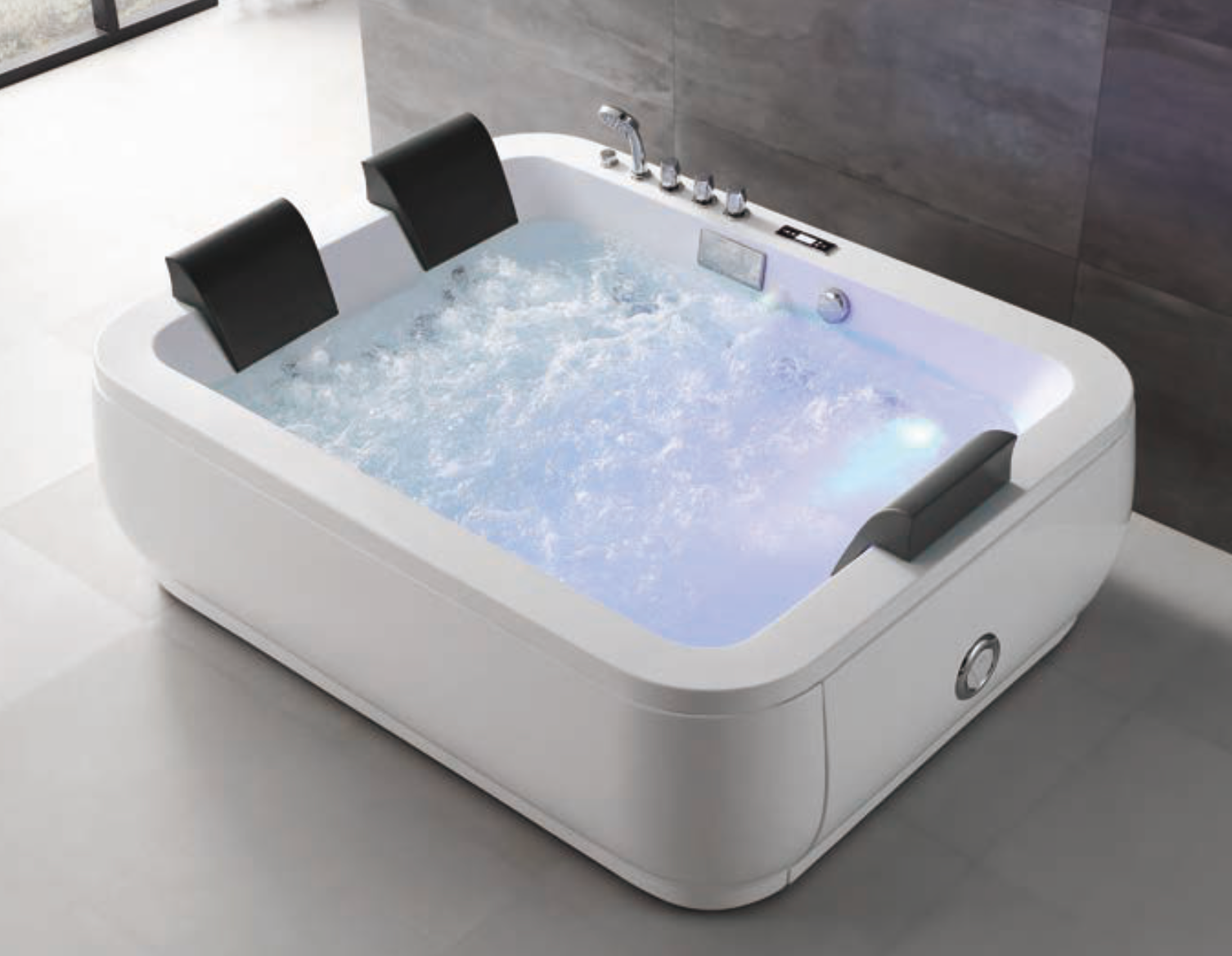 Massage Bath Tub - White