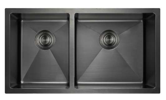 SUS304 Double Bowl Sink c/w Basket