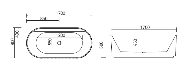 Massage Bath Tub with faucet c/w 4 pcs middle jets, 8 pcs small jets and 8pcs air jets