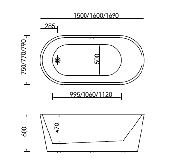 Massage Bath Tub with Pinhole air bubble