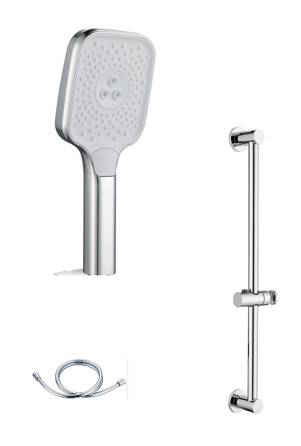 Shower Bar Set - Matt Black