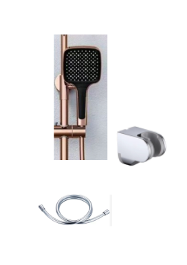 Hand Shower Set - Brushed Rose Gold