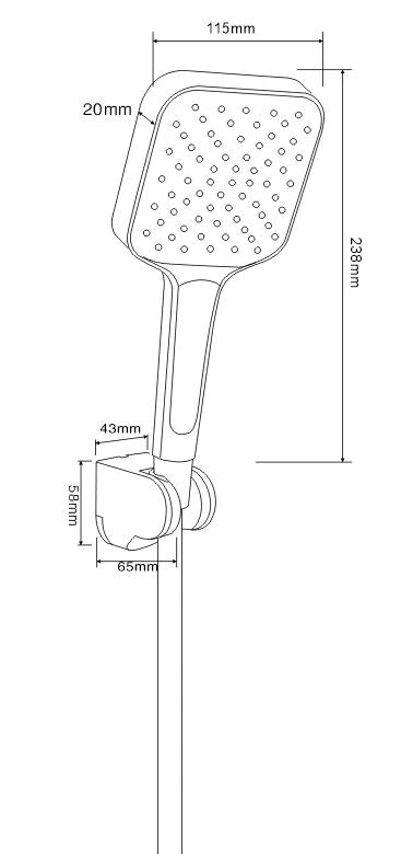 Hand Shower Set - Brushed Rose Gold