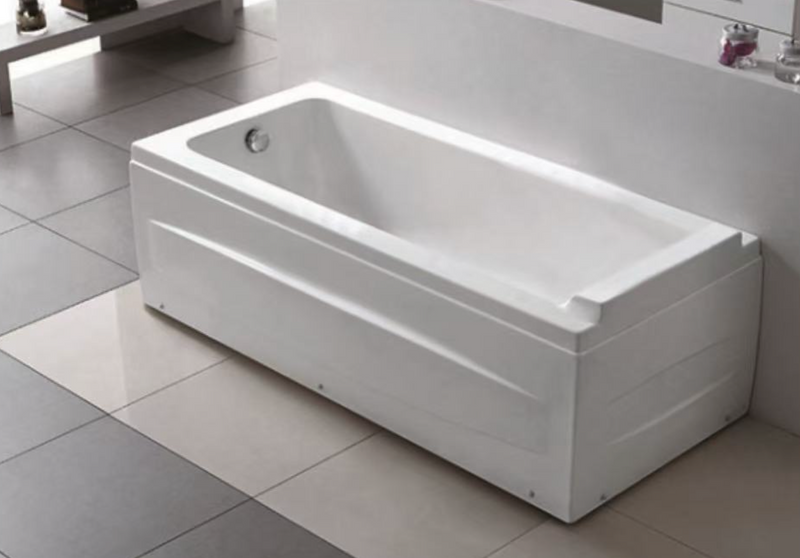 Long Bath With Panel c/w waste - Left