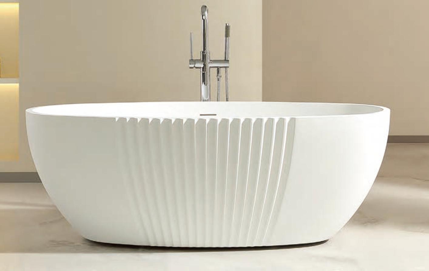 Free Standing Bathtub - White