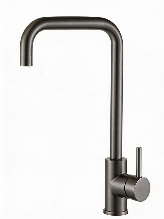 Pillar Sink Mixer - Matt Black
