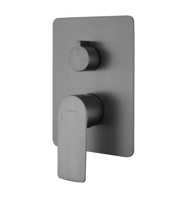 Three Way Concealed Bath Mixer with Diverter