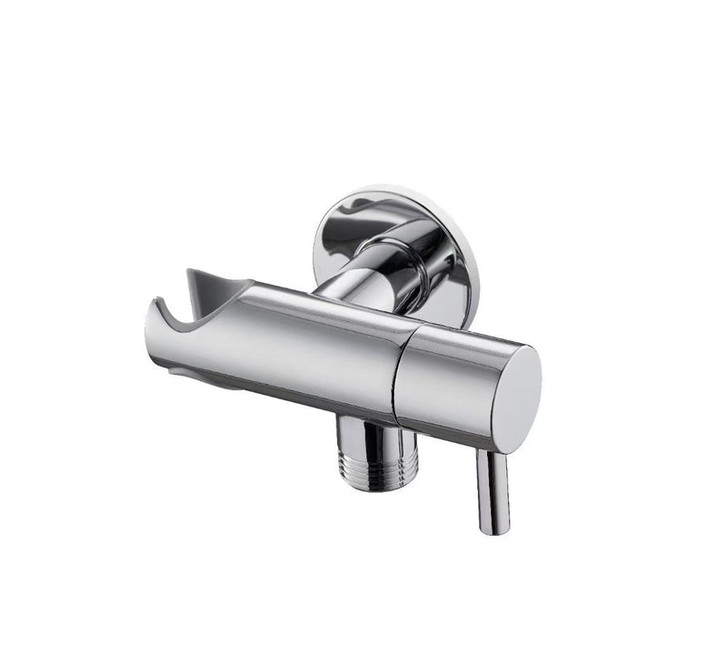 Angle Valve with Holder - Chrome