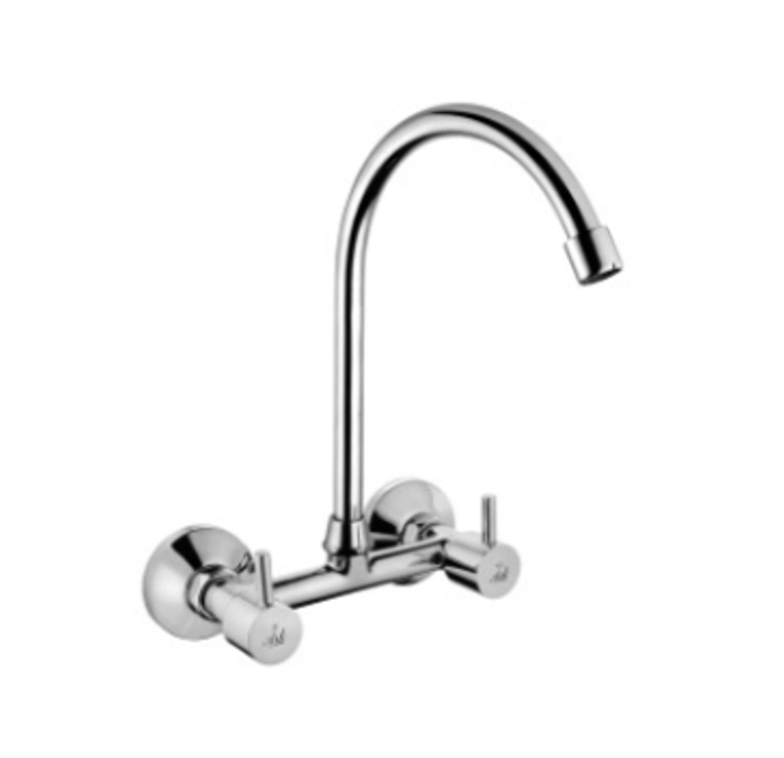 Wall Sink Mixer - Chrome