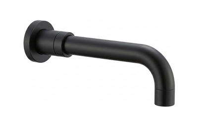 Wall Mounted Spout - Matt Black