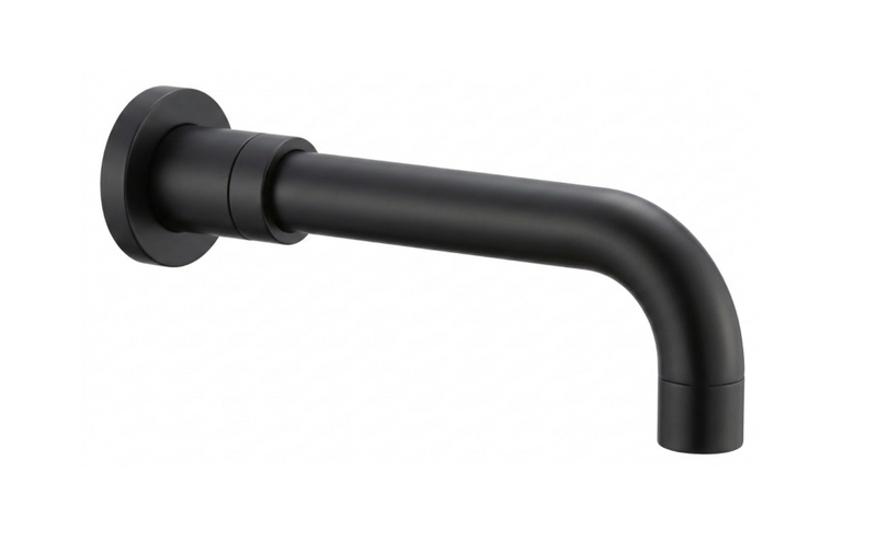 Wall Mounted Spout - Matt Black