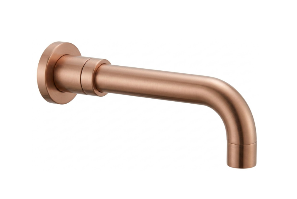 Wall Mounted Spout - Brushed Rose Gold