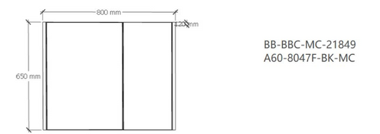 SUS304 Mirror Cabinet