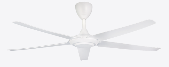 Alpha DC Motor Ceiling Fan- (40 ") 5 ABS Blade 12+12 Speed  with Remote control - Matt White