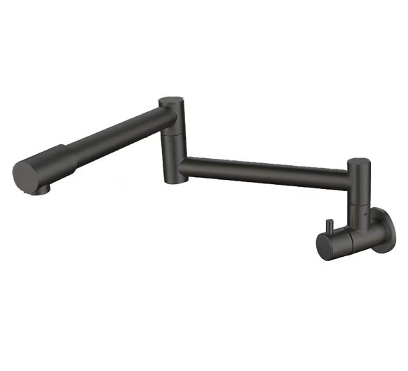 SUS304 Retractable Swivel Wall Sink Tap