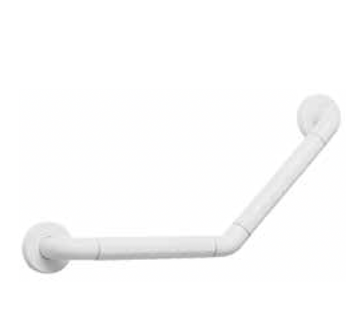 Commercial: Nylon 135 Degree Grab Bar - White