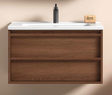 Solid Wood Basin Cabinet Set