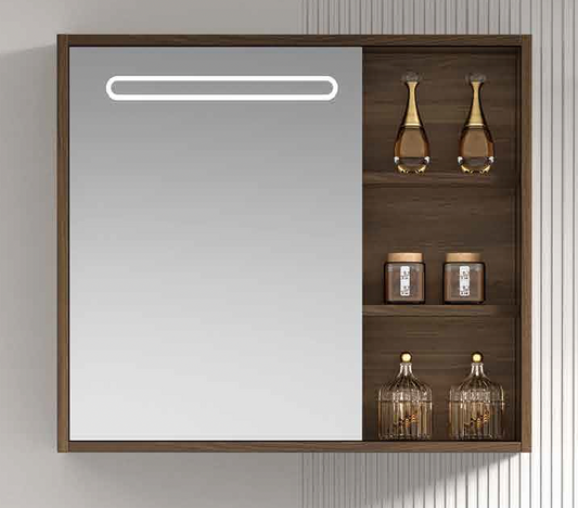Carbon Steel Mirror Cabinet with LED Lights