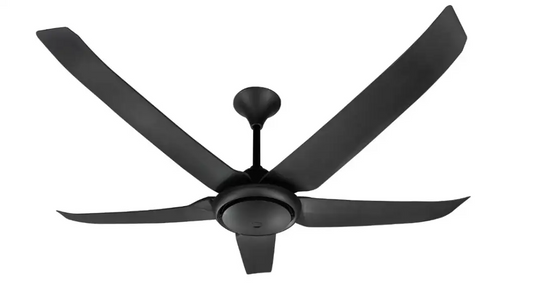 Rezo DC Motor Ceiling Fan - (56")  5 ABS Blade with 9+9 Speed Remote control - Matte Black