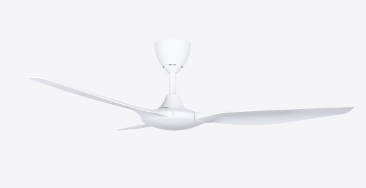 Alpha DC Motor Ceiling Fan- (56") 3 ABS Blade 8 speed with Remote control - Matte White