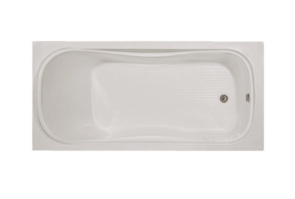 Build In Bathtub c/w Waste - White