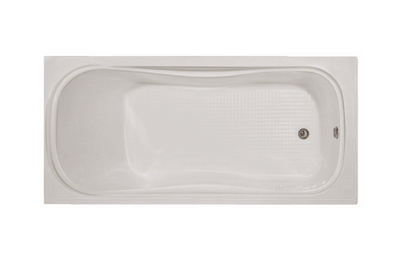 Build In Bathtub c/w Waste - White