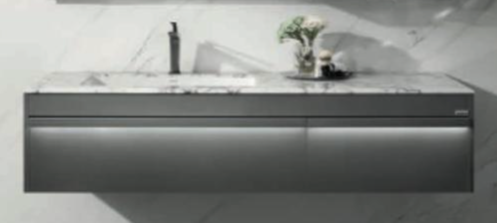 Stainless Steel Main Basin Cabinet Set