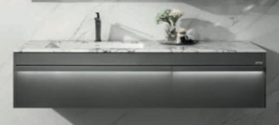 Stainless Steel Main Basin Cabinet Set