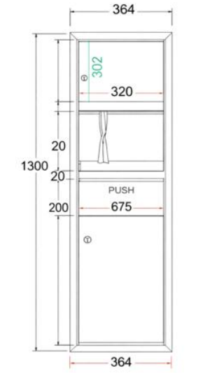 Concealed Paper Dispenser & Disposal